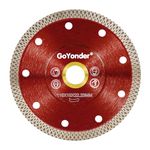 GoYonder 4.5 Inch Super Thin Diamond Saw Blade for Cutting Porcelain Tiles,Granite Marble Ceramics