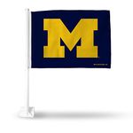 Rico Industries NCAA Michigan Wolverines Car Flag, Blue, 19