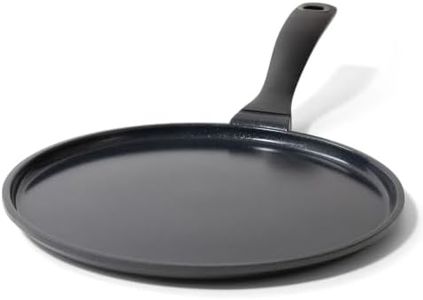 Alva Energy Ceramic Nonstick Crepe Pan Griddle Skillet Induction Non Toxic Cookware 11" PFAS, PFOA & PFTE Free, Pancake Pan, Egg Pan, Omelette Pan, Induction Safe, Add to Your Pots and Pans Set