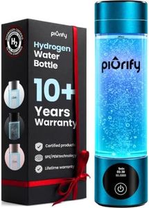 PIURIFY Hydrogen Water Bottle Generator | 6300+ PPB in 3 Cycles | 10 oz