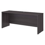 Bush Business Furniture Office 500 L Shaped Executive Desk with Drawers, 72W, Storm Gray