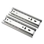 Mini Short Drawer Runners, 2pcs 5in Drawer Slides Furniture Guide Rail Full Extension Cupboard Hardware, Kitchen Cabinet Drawer Slides Rails Replacement for Cabinets