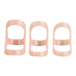 Finger Splint - 3Pcs Finger Support Brace Finger Stabilizer for Arthritis, Trigger Finger, Thumb - Sizes 10, 11, 12