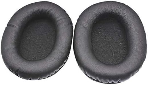 Meijunter Auricolari di Ricambio Cuscini per Kingston HyperX Cloud Flight - Earpad in Pelle Auricolare Cuffie in Schiuma 1 Paio (Nero)