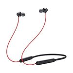 Bluetooth Earphones Compatible with OnePlus Nord CE 2 Earphones Wireless Bluetooth Neckband in-Ear Headphones Headset with Mic, Deep Bass, Sports Earbuds Red