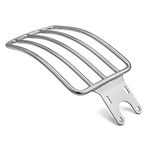 Mofun Chrome One Up Solo Seat Luggage Rack Compatible with 2015-2021 Indian Scout Scout Sixty