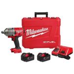 M18 Fuel One Key 18V 3/4" Lithium-ion Cordless High Torque Impact Wrench Kit - with Friction Ring, 2 Batteries, Charger & Tool Case