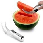 SEYROLIN Stainless Steel Knife Corer Vegetable Tools Kitchen Gadgets Watermelon Fruit Melon Cantaloupe Slicer Cutter Smart Gadget Multi-Purpose Tool -Multi Colour