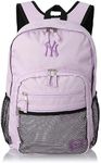 MLB Rucksack with Mesh Pockets, Yankees Purple, 高さ:44cm 幅:31cm マチ:13cm