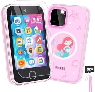 Dylanto Kids Camera Toys for 3-12 Years Old Girls,3.5'' Touchscreen Phone for Kids Learning Play Toy with Dual Camera,Video Players,Game,Christmas Birthday Gifts for Girls Age 3 4 5 6 7 8 9