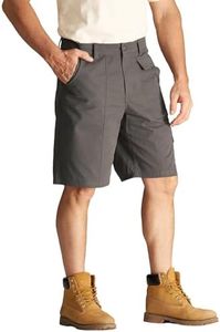 CHRONOLINE Men’s Cargo Shorts 2026 Spring Summer Regular Fit Cotton Workwear Utility Carpenter Shorts with Pockets, Charcoal Gray, W40