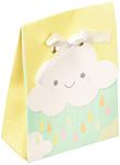 Creative Converting PC332341 Sunshine Baby Shower Cloud Favour Bags with Ribbons-12 Pcs, Paper, Multicolor