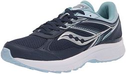 Saucony Women's Cohesion 14 Running Shoe, Navy/Light Blue, 8.5 M US