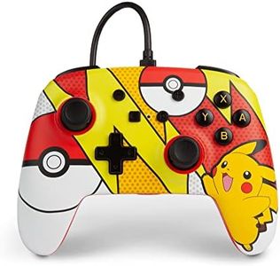 PowerA Enhanced Wired Controller for Nintendo Switch - Pokémon: Pikachu Pop Art