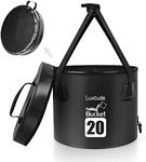 Luxtude Collapsible Bucket with Lid