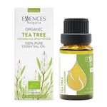 Essences Bulgaria Organic Tea Tree Essential Oil 0.51 Fl Oz | 15ml | Melaleuca alternifolia | 100% Pure and Natural | Undiluted | Therapeutic Grade | Aromatherapy | Cosmetics | Cruelty Free | Non-GMO