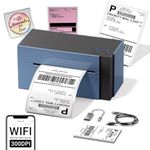 Phomemo WiFi Shipping Label Printer 4x6, 344WF WiFi Thermal Label Printer for Small Business, 300DPI Postage Label Maker, Compatible with eBay, Etsy, Shopify, Amazon, FedEx, USPS