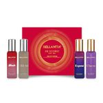 BELLAVITA Be ICONIC | Long Lasting Perfume Gift Set 4x20ml for Woman | with Red Fruits, Jasmine & Pink Pepper | Fruity, Floral Premium Fragrance for Women