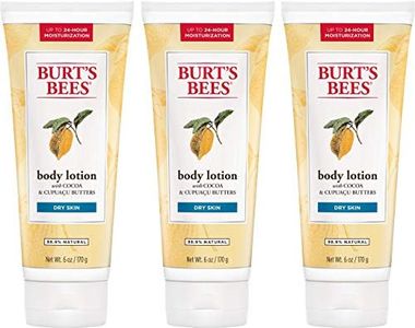 Burt’s Bees Butter Body Lotion for Dry Skin with Cocoa & Cupuaçu, 6 Oz (Package May Vary)