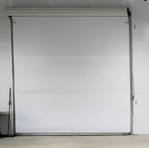 Warehouse Shop Storage Unit Commercial Industrial Building Roll Up Garage Door Insulation Kit White: Fits Door (R8 / Waterproof / Weatherproof / Meets ASTM FIRE Codes) (14ft Wide x 14ft Tall)