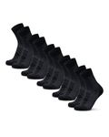DANISH ENDURANCE Lightweight Merino Wool Hiking Socks, Warm Wool Socks, Thermal Merino Socks, Padded, Breathable & Anti-Blister, Unisex, for Men & Women, 3 & 5 Pairs