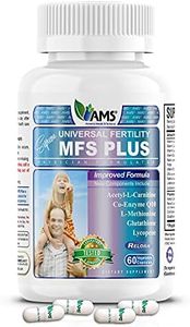 America Medic & Science MFS Plus Fertility Supplements for Men (60 Capsules) Count Booster, Supports Motility | Natural Preconception Vitamins, Reproductive Aid, with Zinc, CoQ10