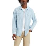 Levi's Men's Classic Western Shirt, (New) Evergreen Lt Chambray, X-Large