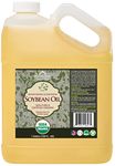 US Organic Soybean Oil bulk pack, USDA Certified Organic,100% Pure & Natural, Cold Pressed, Non GMO, Size for DIY and small manufacturers (1 Gallon, 3.79 Kg)
