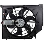 MYSMOT Radiator Cooling Fan Assembly For 1999-2005 BMW E46 3-Series 320i 323Ci 323i 325Ci 325i 325xi 328Ci 328i 330Ci 330i 330xi OE# 17117561757 621-199