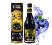 RISHIKUL HERBAL Acai Berry from 99% Pure ACAI Pulp for Antioxidant & Immunity Booster Juice 1000ml