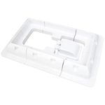 Baotkere Solar Panel ABS Mounting Brackets, 7 Pcs Drill Free Corner Support Kit with Cable Entry Gland, Use at House Apartment Roof, Building Top, Side Wall, Garages, RV, Boats Deck