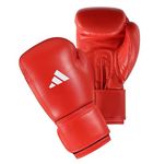 adidas AIBA Approved Adult Boxing Gloves, Red, 12oz