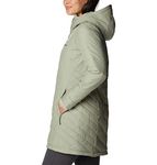 Columbia Women's Heavenly Long Hooded Jacket, Safari, 3X