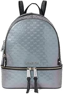 Michael Kors Women's Rhea Zip Backpack, Heather Grey, One size, Heather Grey, One Size