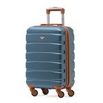 Flight Knight Lightweight 4 Wheel ABS Hard Case Suitcases Cabin Carry On Hand Luggage Approved for Over 100 Airlines Including easyJet, British Airways, RyanAir, Virgin Atlantic, Emirates & Many More