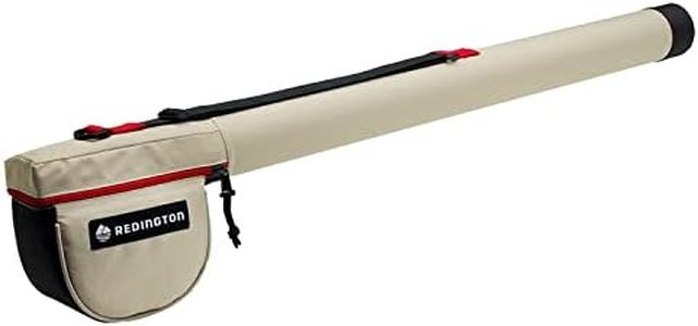 Redington Fly Rod Travel Case, Plastic Reinforced Caps, Adjustable Shoulder Strap, Single, 9'0" 4PC