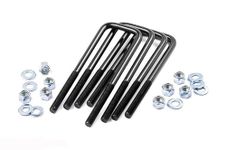 Rough Country 9/16" Square Suspension U-Bolts | 9/16 x 2.5 x 15.5-7656