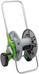 Draper Garden Hose Pipe Reel Cart | 50m Storage Capacity | Portable Design and Height Adjustment | Angled Hose Connecter | Hose reels Without Hose | 25049