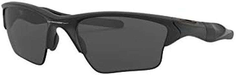 Oakley Men's Half Jacket 2.0 XL Rectangular Sunglasses, Matte Black, 61.6 mm