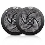 Pyle, Waterproof Speaker, Marine Waterproof Wakeboard Tower and Weather Resistant Outdoor Audio Stereo Sound System, - 5.25 Inch Low Profile Slim Style with 180 Watt Power - 1 Pair, Black