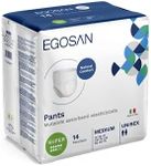 Egosan Super Incontinence Adult Pull Up Underwear with New Stretchable Waistband, Maximum Absorbency for Active Men and Women (Medium, 14 ct*, 14 Diapers)