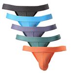 Summer Code Mens Briefs Pack No Ride-up Comfortable Breathable Mesh Underwear