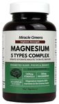 5 in 1 Magnesium Complex – Citrate, Glycinate, Malate, Taurate & Orotate – 1400mg of Magnesium providing 325mg Elemental Magnesium – For Sleep, Energy, Muscles and Stress – 120 Capsules Made in The UK