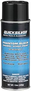 Quicksilver 802878Q1 Phantom Black - Gloss Enamel Spray Paint