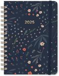 2025 Diary - A5 Diary 2025 Week to View, January to December 2025, Hardcover with Inner Pocket, Twin-Wire Binding, 21.5 x 15.5 cm
