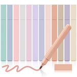 colpart Pastel Aesthetic Bible Highlighters Assorted Colors No Bleed With 12 Color Cute Pens Markers,Kawaii for Students School Office Supplies.