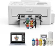 RAINBOWDGT DTF Printer Machine with Computer XP600 A3 DTF Transfer Printers with White Ink Circulation.Direct to Film T-Shirt Printing Machine(Printer+Laptop)