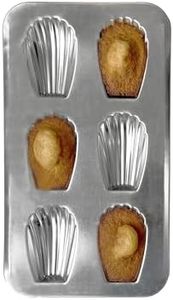 Gobel Madeleines Cake Mould, 6 XXL Gourmet Madeleines, Tinplate, 395 x 200 mm, Made in France