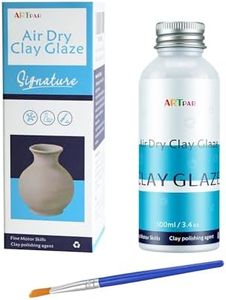 ARTPAR Air Dry Clay Glaze - 100ml Air Dry Clay Varnish ,High-Gloss