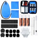 Clarinet Cleaning Kit with Case, Saxophone Cleaning Kit, Clarinet & Saxophone Care Kit, Maintenance Kit with Case for Wind & Woodwind Instrument